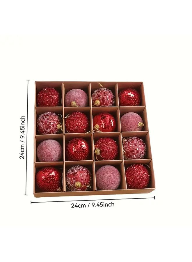 Gold Christmas Decoration Balls For Holiday Party Birthday Carnival Happy Holiday 16pcs - Image 4