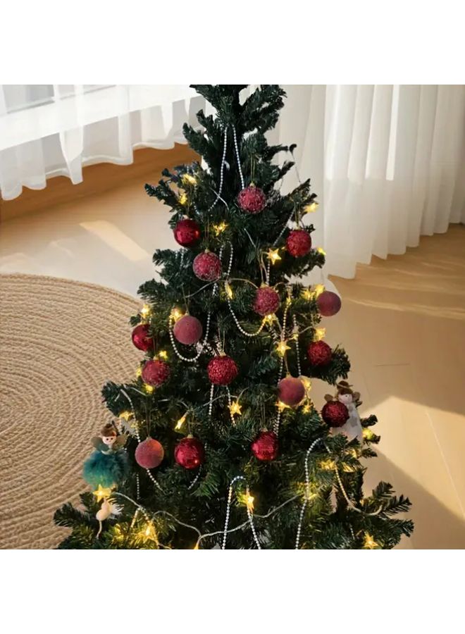 Gold Christmas Decoration Balls For Holiday Party Birthday Carnival Happy Holiday 16pcs - Image 2