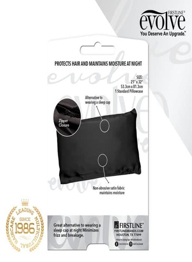 Evolve "Go Satin" Pillowcase Black - Image 4