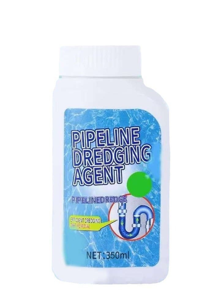 350ml Drain Clog Remover, Pipeline Dredging Agent, Powerful Quick Cleaning Drain Toilet Cleaner Tool, Unclog Toilet Clog And Kitchen Sink Pipe Unblocker Powder  - Image 1