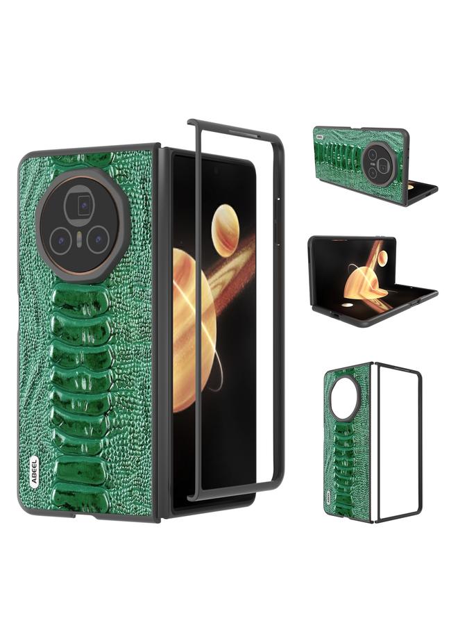 اس-توب حافظة لهاتف Honor Magic V3 ABEEL من الجلد الطبيعي من سلسلة Weilai - Image 1