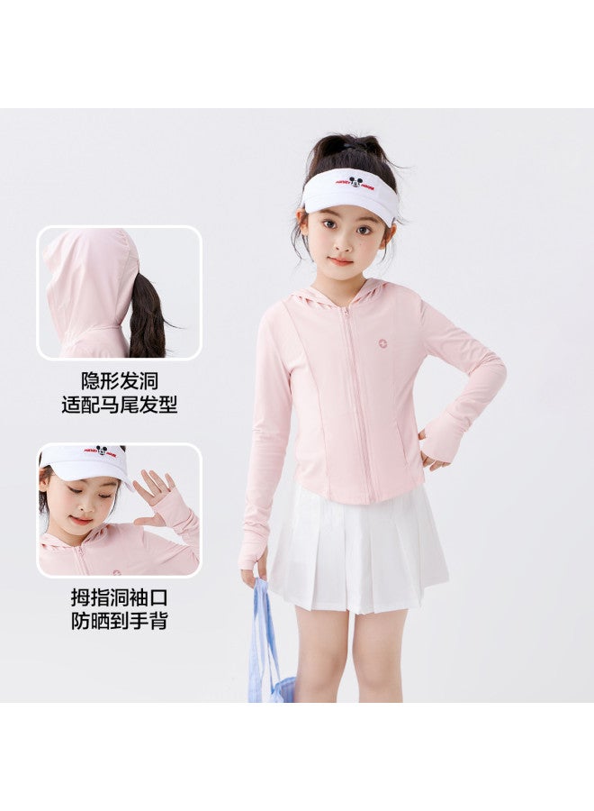 Zuoxi Girls' Sun Protection Jacket Summer 2025 New Style Kids' Outerwear Lightweight Breathable Cooling Skin Jacket For Children - Image 5