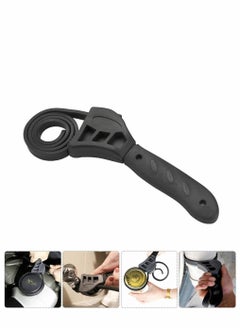 ماركة غير محددة Rubber Strap Wrench, 50cm Adjustable Plumbing Wrench for Mechanics, Plumbers  - Image 1