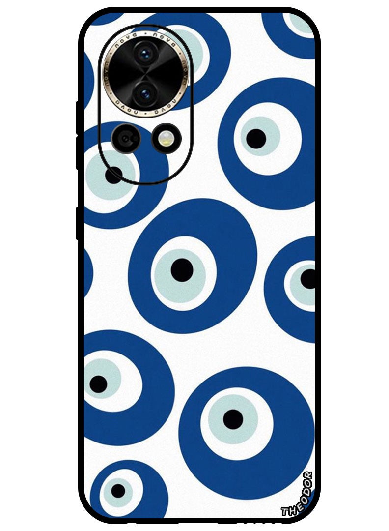 Theodor Protective Case Anti Scratch Shock Proof Bumper Cover For Huawei Nova 12 Ultra Evil Eye Nazar - Image 1