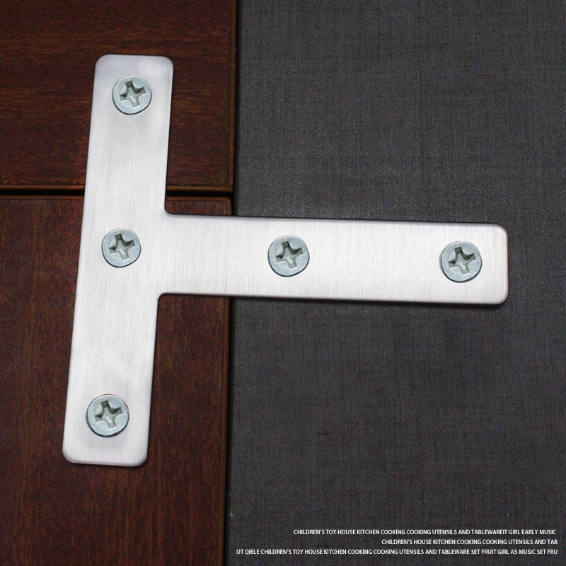 Left Steel Thickened Stainless Steel L-Type T-Type Angle Plate Connector Fixing Frame Plane Angle Code Hardware - Image 3