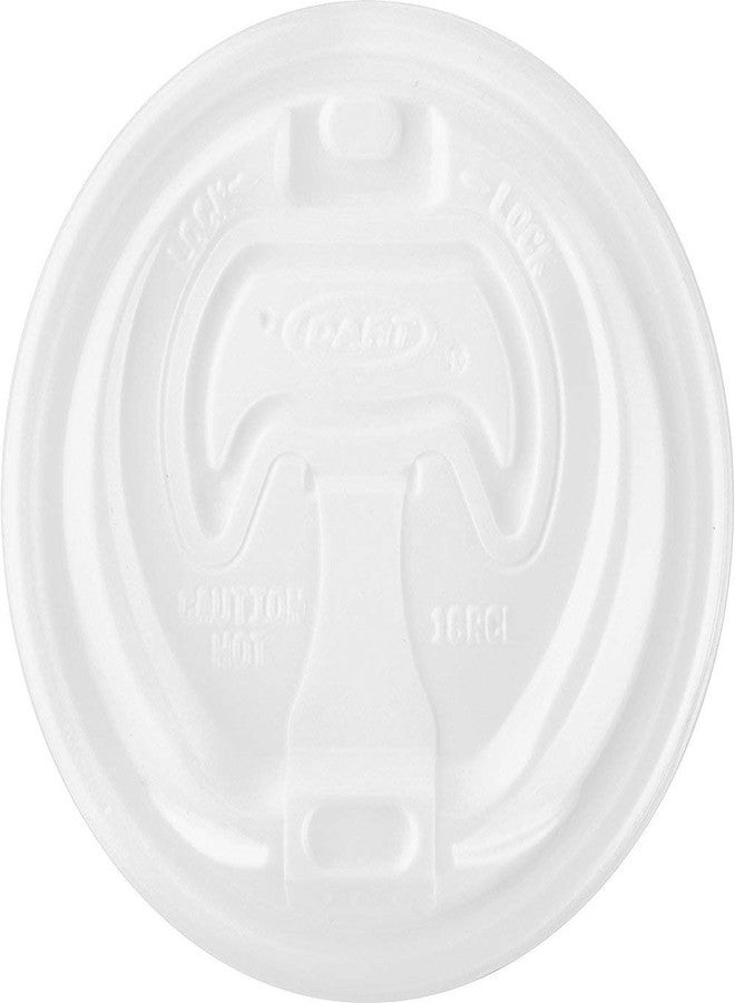 Dart 16RCL Optima Reclosable Lid, Fits 12-24 oz Foam Cups, White, 1000/Carton - Image 5