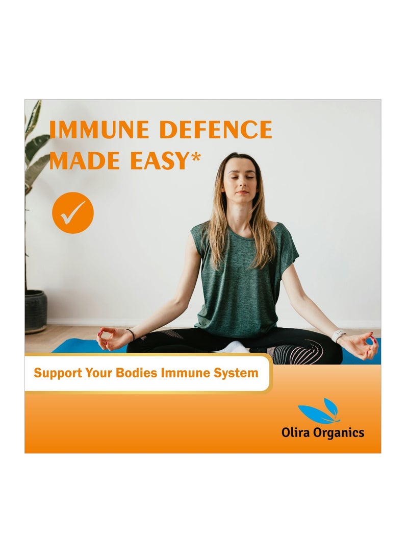 Olira Organics Vitamin C 1000mg With Rosehip 100 Tablets | Antioxidant & Immune Support - Image 5