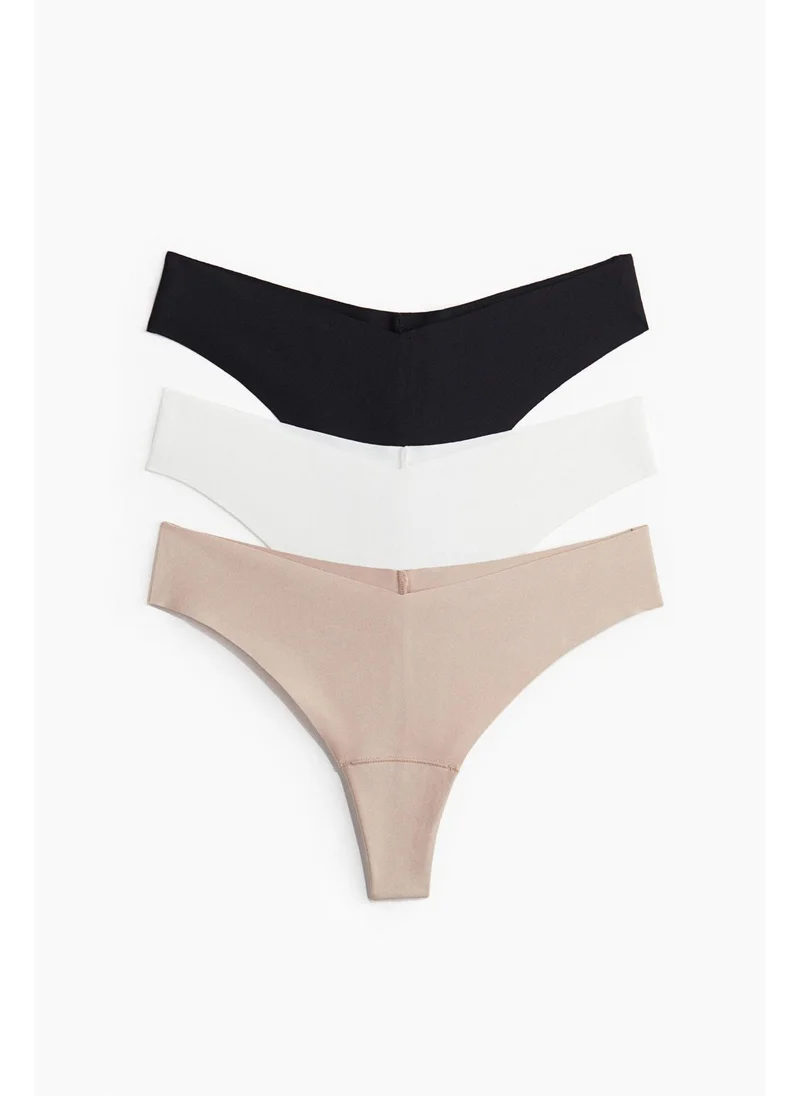 اتش اند ام 3-pack invisible Brazilian briefs