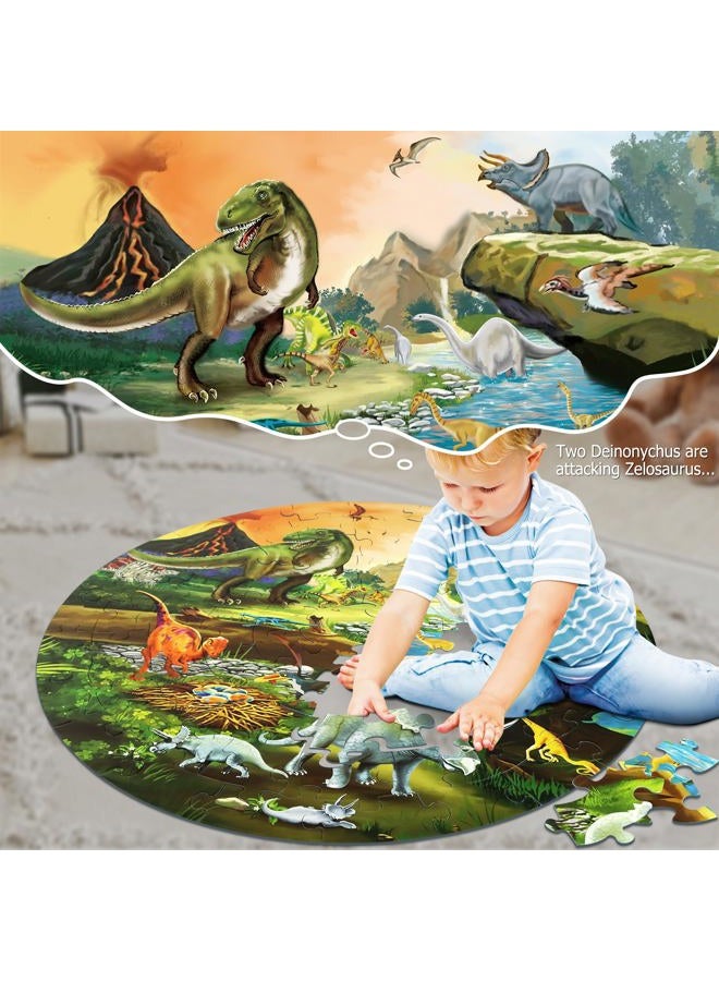 DIGOBAY Dinosaur Floor Puzzle for Kids Ages 3-8 - Image 4