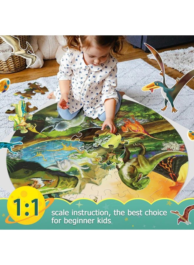 DIGOBAY Dinosaur Floor Puzzle for Kids Ages 3-8 - Image 5