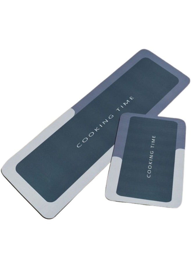 2 Pieces Kitchen Floor Mats, Super Absorbent Bathroom Mat, Washable Kitchen Rug, Diatom Mud Non-Slip Floor Mat For Office, Laundry, Bathroom (Size(40X60)+(40X120)Cm) - Image 2