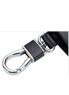 KASTWAVE Unisex Genuine Cow Leather Keychain Bag Men Women Key Holder Organizer Pouch Car Key Case Magnetic Buckle-Black  - Image 4