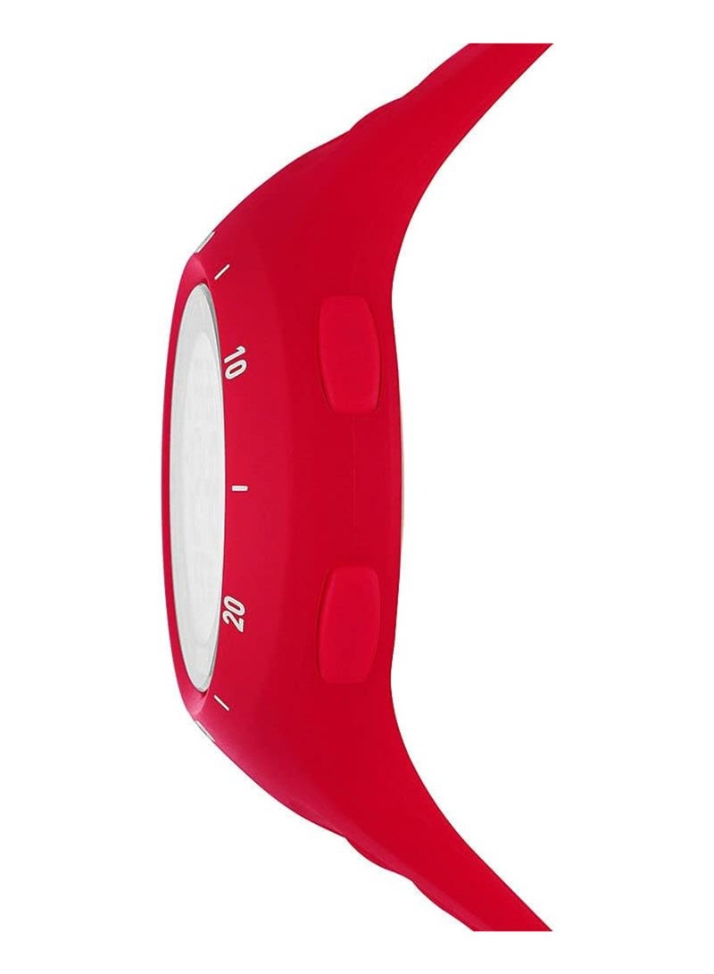 Puma Women 3 Lcd Red Polyurethane Watch PU P6023 - Image 3