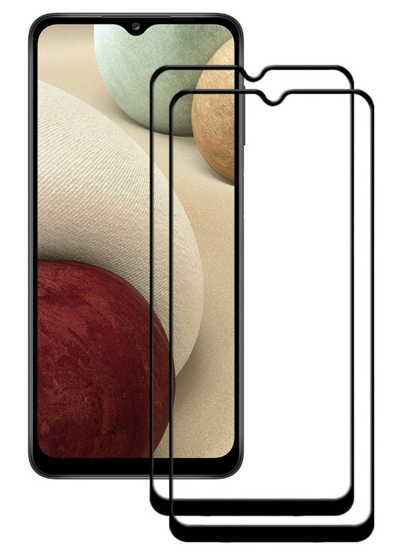 ACLIX 2 Pieces Antistatic ESD Dustproof Premium Quality High Definition Tempered Glass Screen Protector Designed For Samsung Galaxy A12 - Image 1