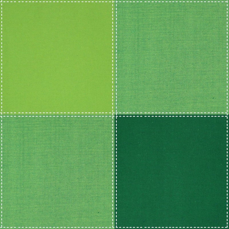 AIRWILL Green Printed Pattern Cotton Grommet Door Opaque Curtains 4X7Ft Pack of 2 Pieces - Image 4
