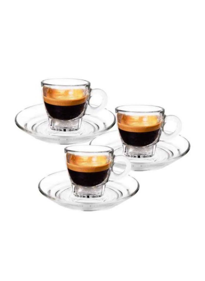 Top Pick - Caffe Espresso Cup & Saucer Set 70 Milliliter Set Of 6 - Image 1