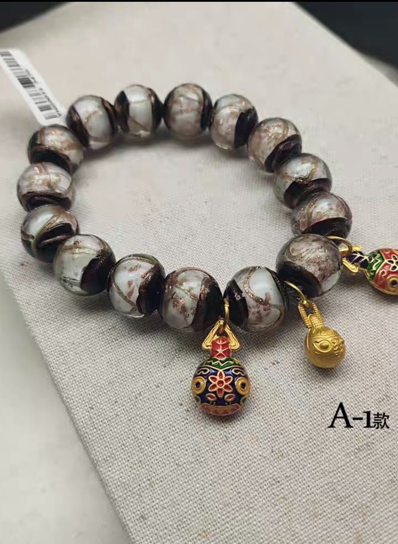 Ancient Chinese glass bead bracelet craftsmanship  - Image 2