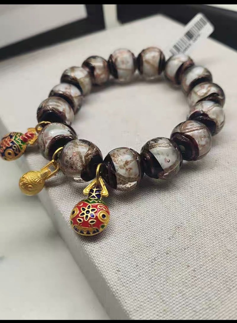 Ancient Chinese glass bead bracelet craftsmanship  - Image 1