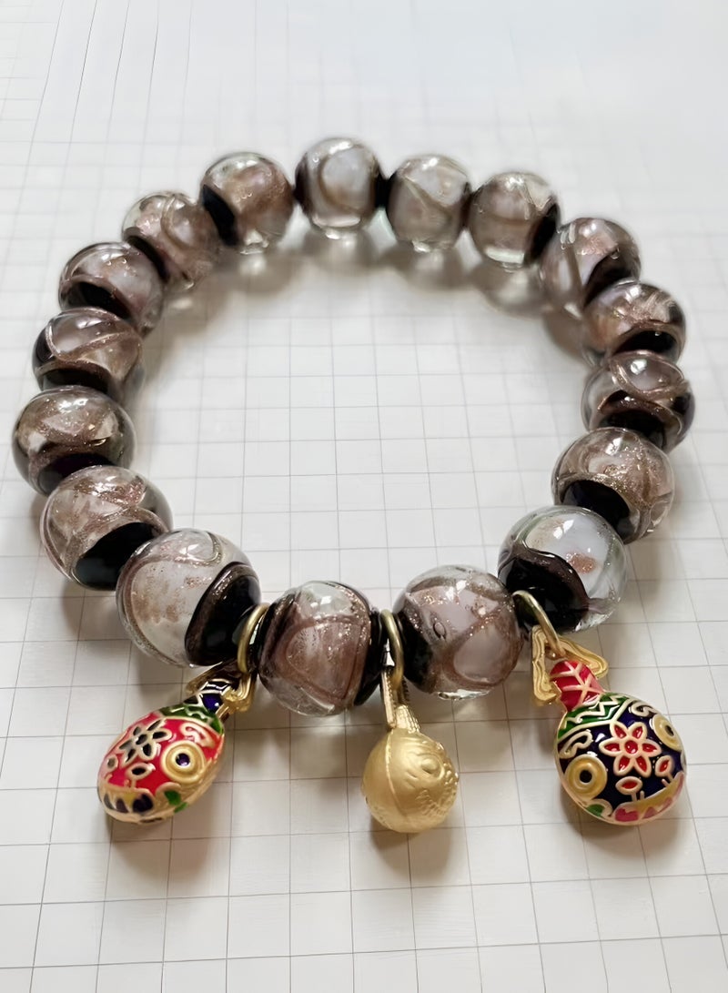 Ancient Chinese glass bead bracelet craftsmanship  - Image 5