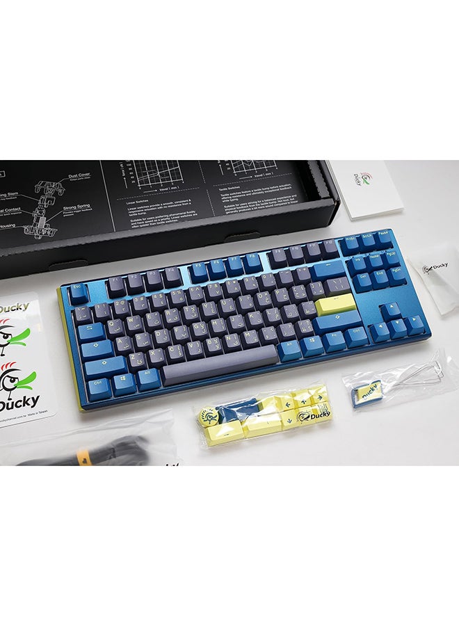 داكي دوكي وان 3 داي بريك TKL 80% مفتاح شيري بلو - Image 1