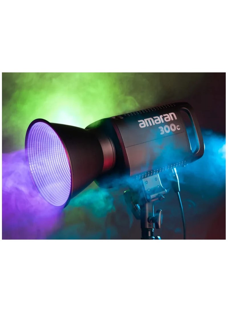 AMARAN Amaran 300c RGB LED Monolight – Full Color Studio Light (Grey) for Creators & Filmmakers  - Image 3