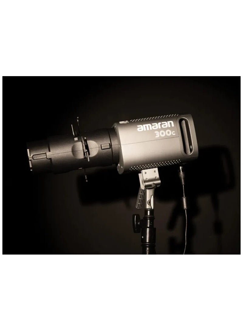 Amaran 300c RGB LED Monolight – Full Color Studio Light (Grey) for Creators & Filmmakers
