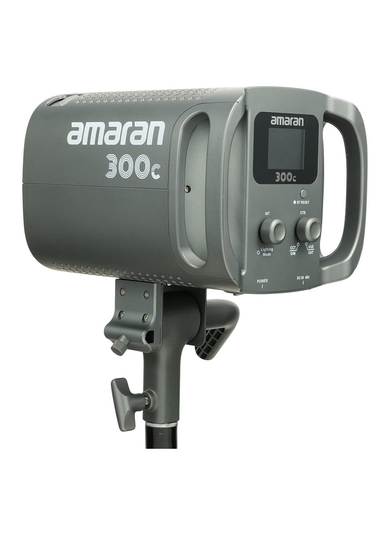 AMARAN - Aputure Amaran 300c RGBWW Full-Color 300W LED Video Light with Bowens Mount, 2500K-7500K CCT, GSM Customization, DC/AC Power, and Silent Cooling Fan - Image 1