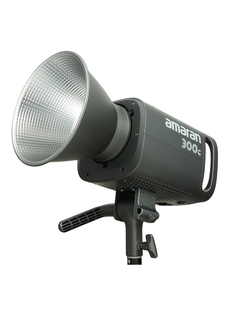 AMARAN - Aputure Amaran 300c RGBWW Full-Color 300W LED Video Light with Bowens Mount, 2500K-7500K CCT, GSM Customization, DC/AC Power, and Silent Cooling Fan - Image 1