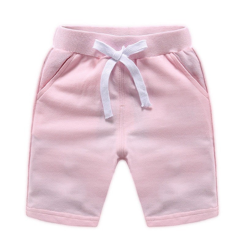 New Children'S Clothing Pants Boys Summer Solid Color Children'S Shorts Children'S Clothes Tide Supply - Image 1