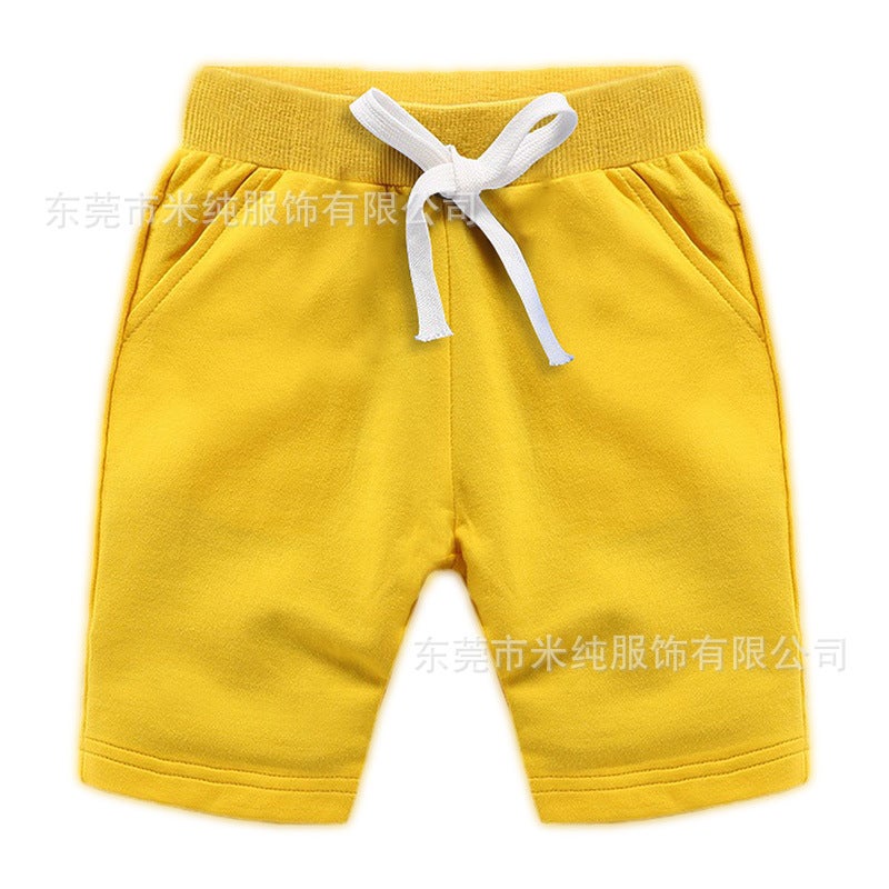New Children'S Clothing Pants Boys Summer Solid Color Children'S Shorts Children'S Clothes Tide Supply - Image 2