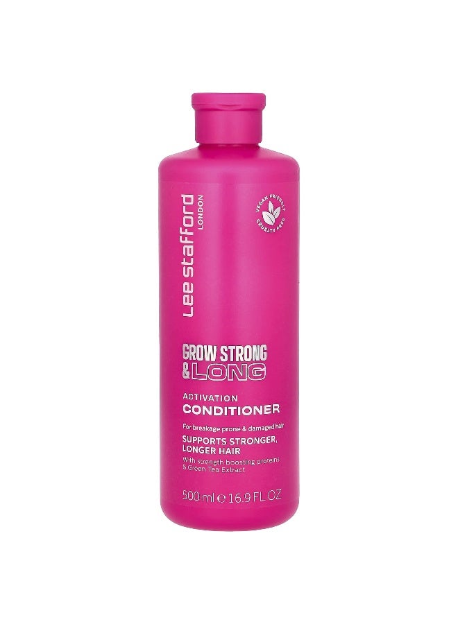 Lee Stafford, Grow Strong & Long, Activation Conditioner, For Breakage Prone & Damaged Hair, 16.9 fl oz (500 ml) - Image 1