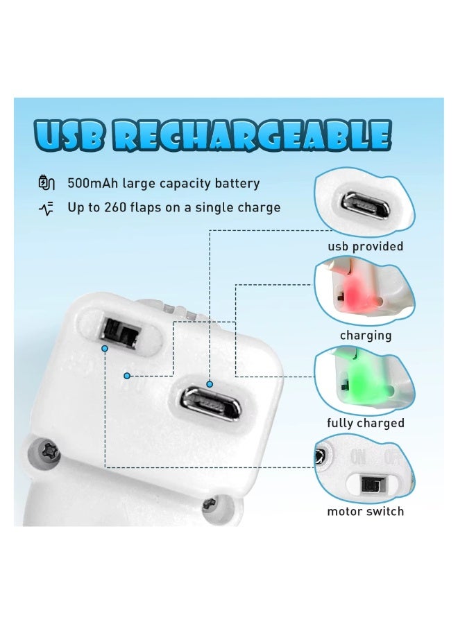 لعبة تفاعلية للقطط مع مؤثرات صوتية واقعية لصوت الطيور، فريسة محشوة بريش للقطط المنزلية - Image 3
