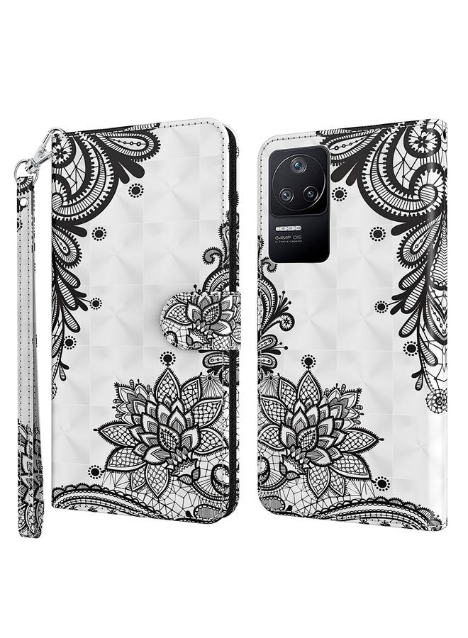 The Bros Case For Xiaomi Poco F4 3D Painting Pattern TPU + PU Phone Case