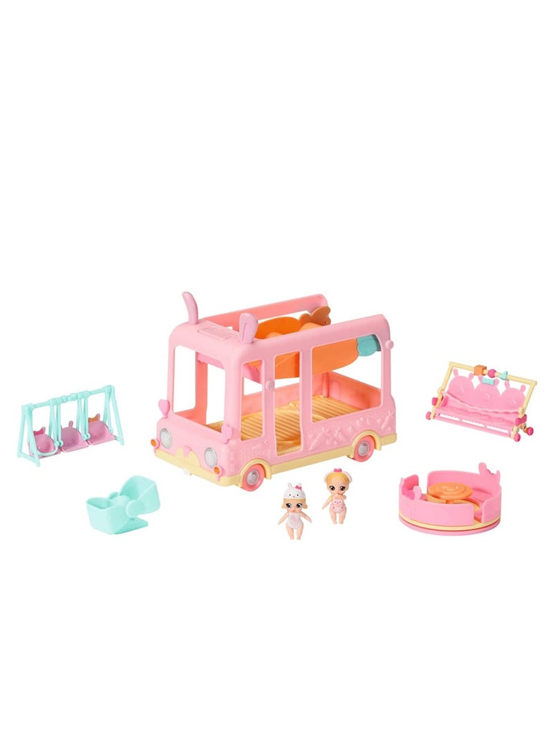 Baby Born Surprise Mini Babies Bus Playset, Multicolour - Image 1