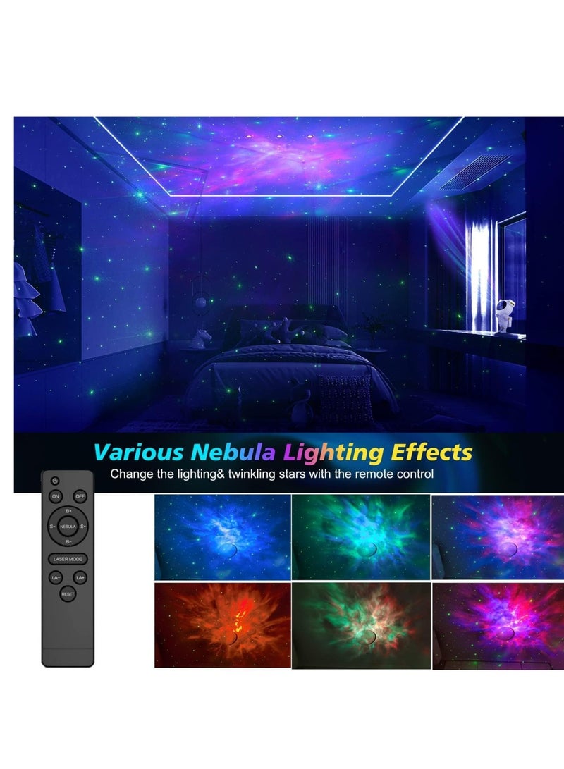 Star Projector Galaxy Night Light,Birthday Gifts Toys for 2-10 Year Old Boys Girls- Astronaut Starry Nebula Ceiling LED Lamp with Timer and Remote,Projection Lights for Bedroom Décor - Image 2