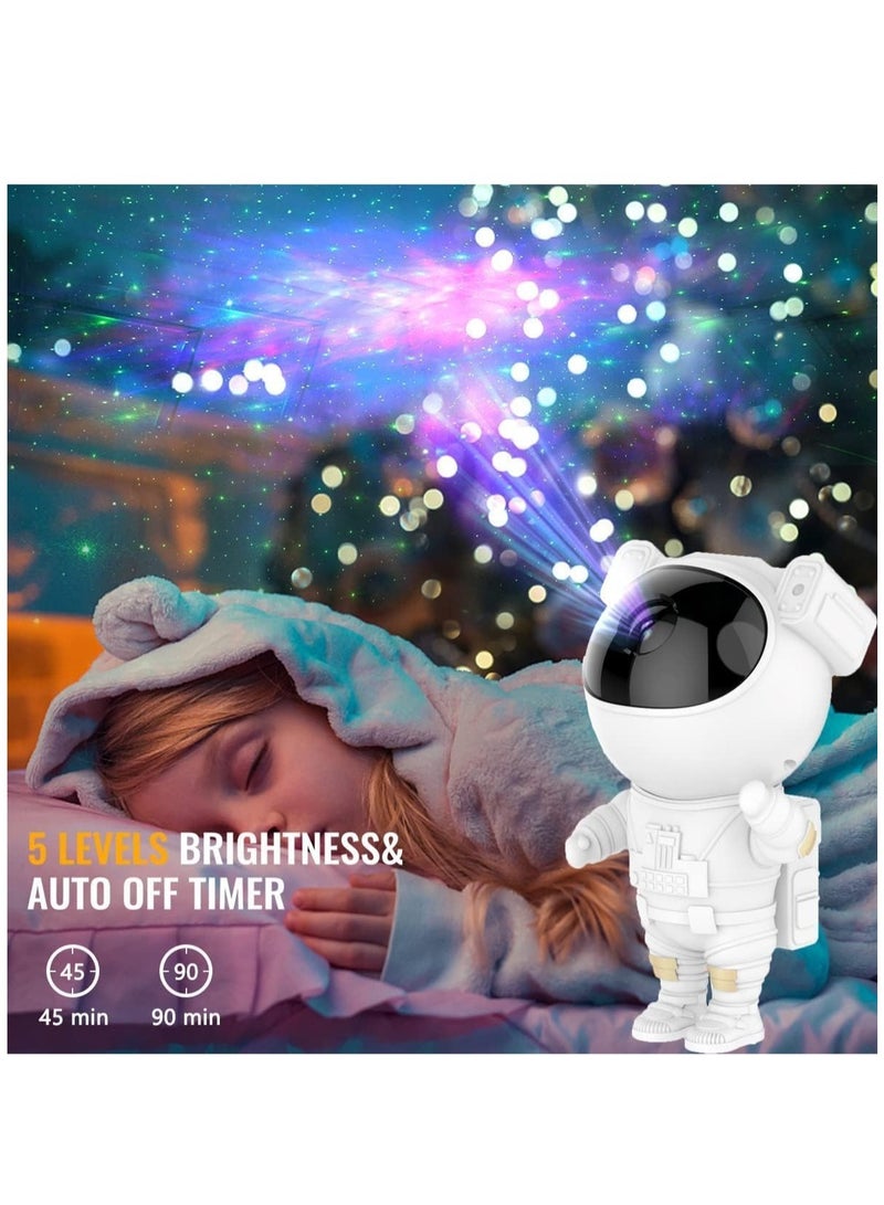 Star Projector Galaxy Night Light,Birthday Gifts Toys for 2-10 Year Old Boys Girls- Astronaut Starry Nebula Ceiling LED Lamp with Timer and Remote,Projection Lights for Bedroom Décor - Image 3