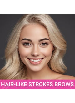 iMethod Eyebrow Pen - Eyebrow Pencil Magical 2-In-1 Eye Brow Pencils For Women With 4-Fork-Tip & Precise Brush-Tip Create Natural Hair-Like Brows, Last All-Day, Microblading Eyebrow Pen, Dark Brown  - Image 3