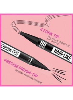 iMethod Eyebrow Pen - Eyebrow Pencil Magical 2-In-1 Eye Brow Pencils For Women With 4-Fork-Tip & Precise Brush-Tip Create Natural Hair-Like Brows, Last All-Day, Microblading Eyebrow Pen, Dark Brown  - Image 4