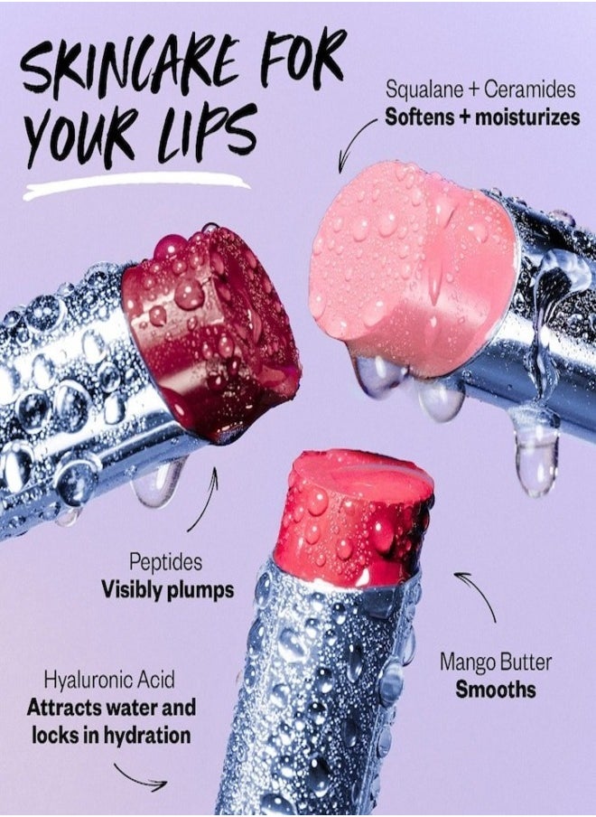 Kosas Kosas Wet Stick Moisturizing Shiny Sheer Lipstick with Ceramides Baby Rose - Neutral Light Pink 3g  - Image 5