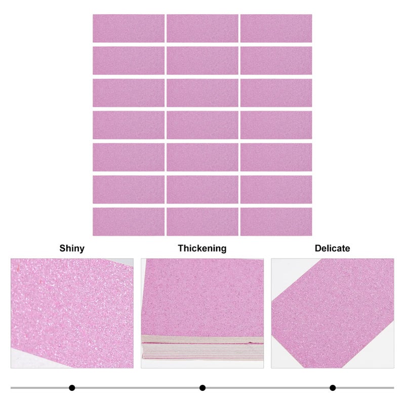 Holographic Glitter Eyelash Display Cards 50pcs For Retail Storage Box Background - Image 4