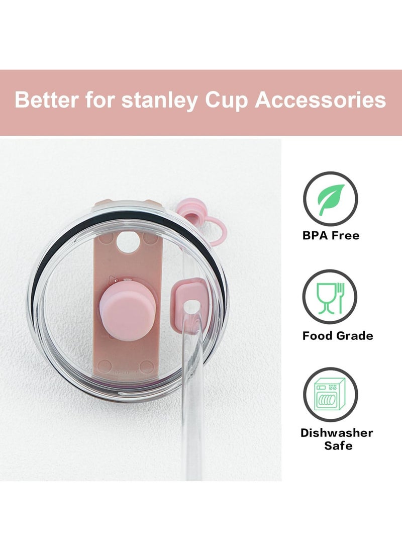 6pcs Silicone Spill Stopper Set,Compatible With Stanley Cup1.0&2.0 40oz/ 30oz,Tumbler Accessories,Including Straw Cover Cap,Square Spill Stopper And Round Leak Stopper (Pink（6pcs）) - pzsku/ZBACCE75AA7327A0E9C08Z/45/_/1731658381/918f73b9-dcdb-4e04-a2ca-9ce5a936312a