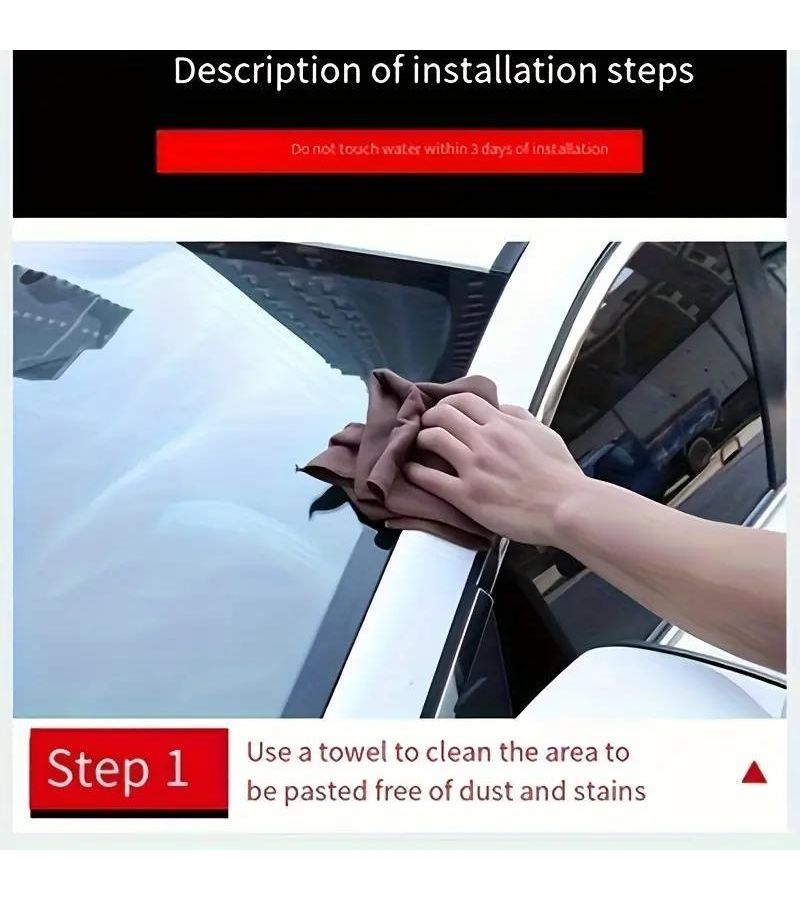 1 Roll Car Windshield Rubber Seal Strip Universal Window Leakage Prevention Easy Install For Roof 39 37 - Image 5