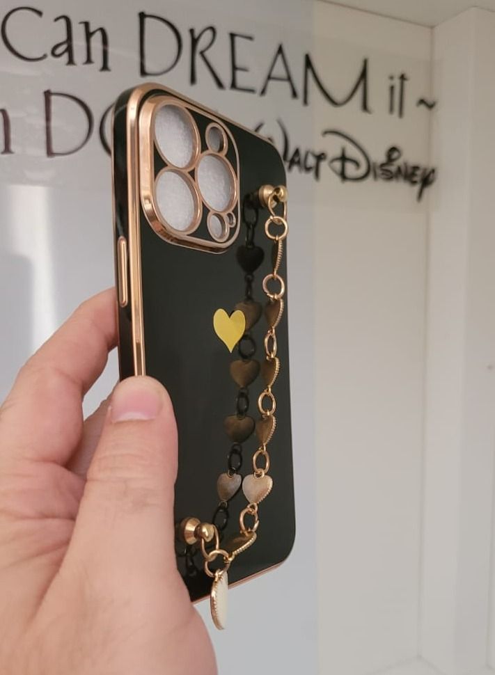 Creative Case for Iphone Q series from Iphone 13 pro  Clear Hard Silicone - Image 3