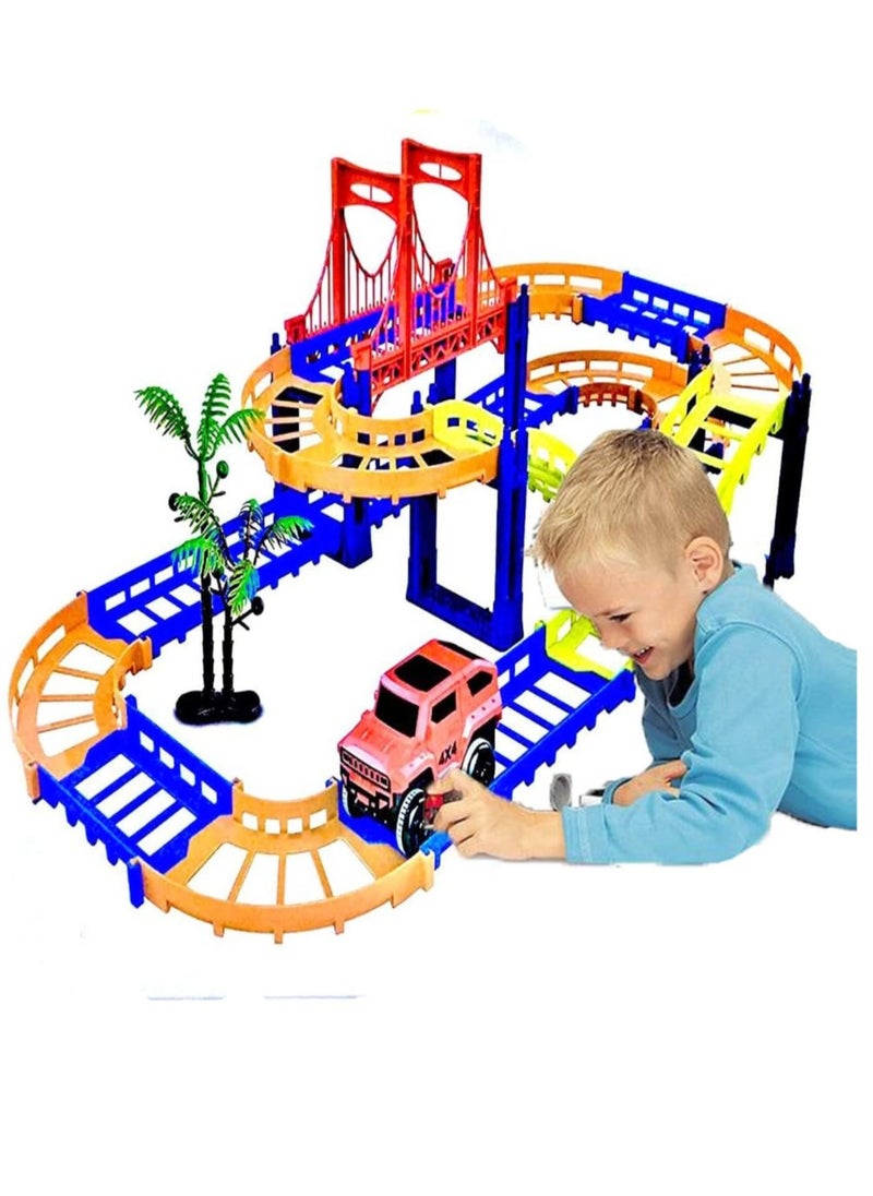 Urban Riders Train Track Battery Operated Toy Playset For Kids  - Image 1