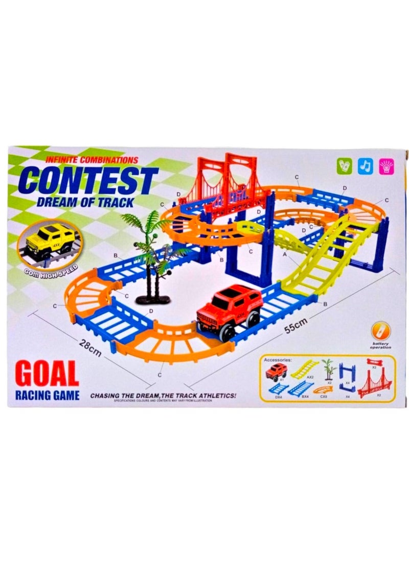 Urban Riders Train Track Battery Operated Toy Playset For Kids  - Image 2