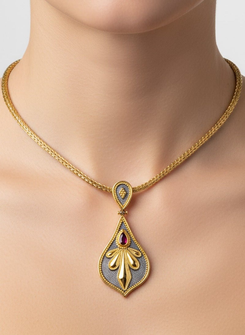 بي تي سي إيلا - قلاده فضة مطليه بالذهب (SIL0561) - Image 1