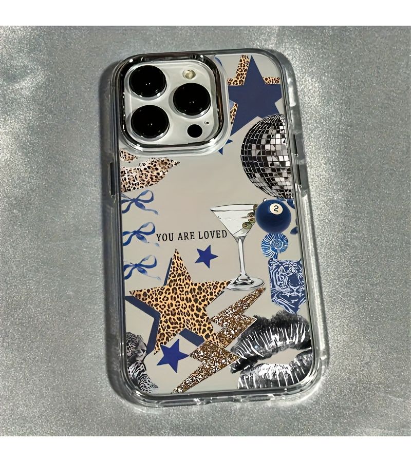 Multi Element Mixed Wild Beauty Style Matte Phone Case for iPhone 14 Pro Max - Image 3