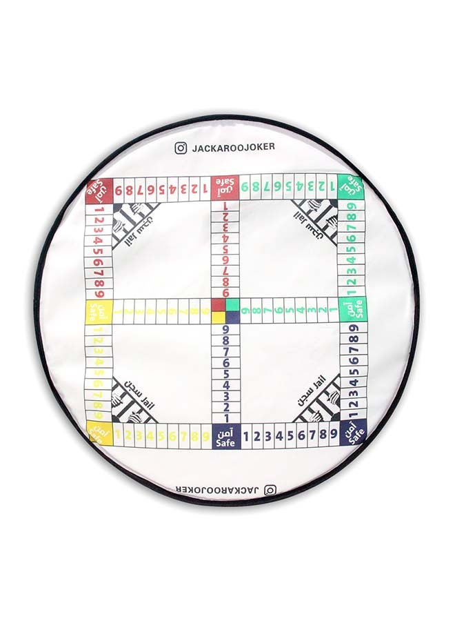 جاكارو جوكر لعبة جاكارoo الخشبية المزدوجة الجوانب لـ 4-6 لاعبين مع حقيبة، كرات وبطاقات - Image 4