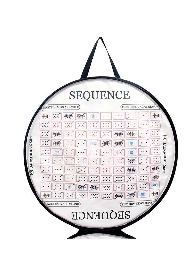 جاكارو جوكر لعبة جاكارoo الخشبية المزدوجة الجوانب لـ 4-6 لاعبين مع حقيبة، كرات وبطاقات - Image 3