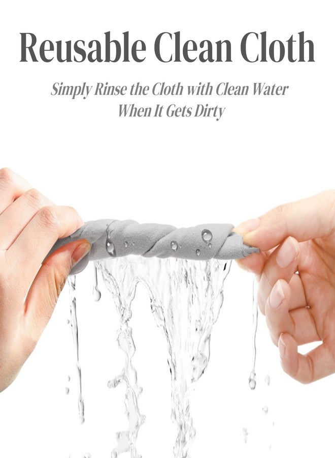 Eorbow 100 Pack Microfiber Glasses Cleaning Cloth, Ultra Soft Eyeglasses Wipe Suede, Washable Cleaner for Lens, Screens, Cameras, Phones, Electronics (7×6 Inch, Gray) - Image 4